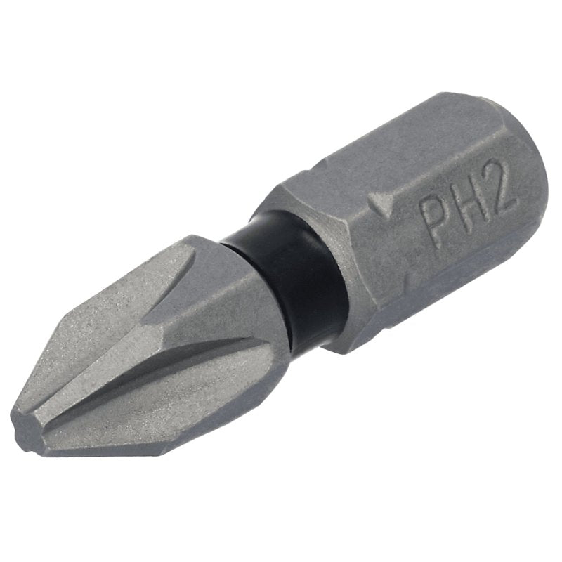 DEWALT TOUGHGRIP DWAF1PH2TG30 Screwdriver Bit, #2 Drive, Phillips Drive, 1/4 in Shank, Hex Shank, 1 in L, Steel