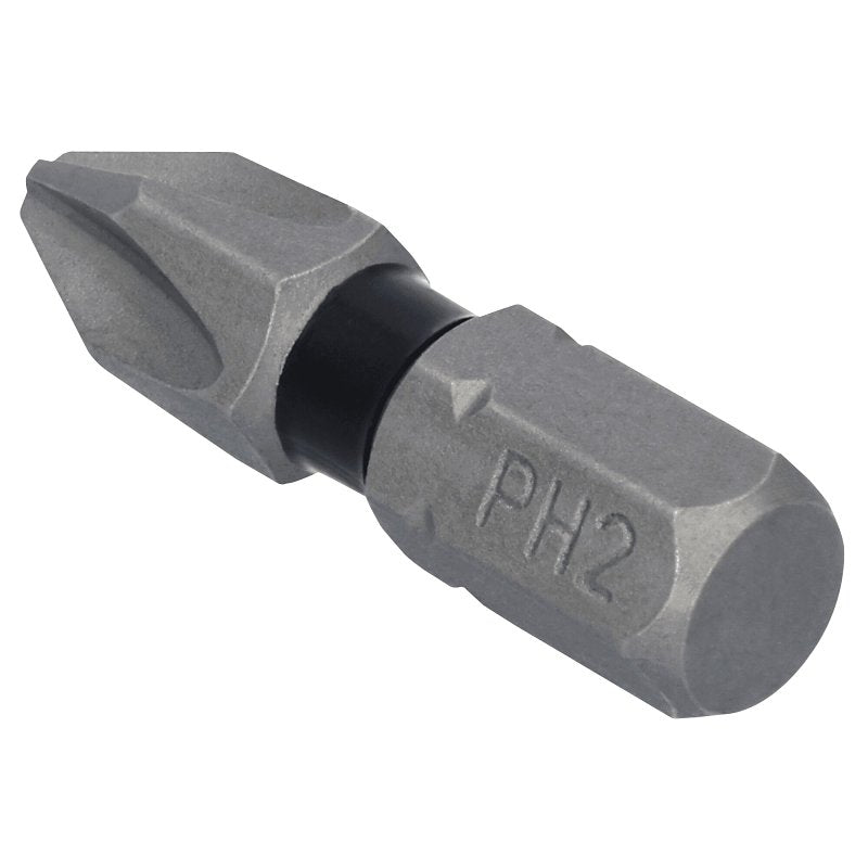 DEWALT TOUGHGRIP DWAF1PH2TG30 Screwdriver Bit, #2 Drive, Phillips Drive, 1/4 in Shank, Hex Shank, 1 in L, Steel
