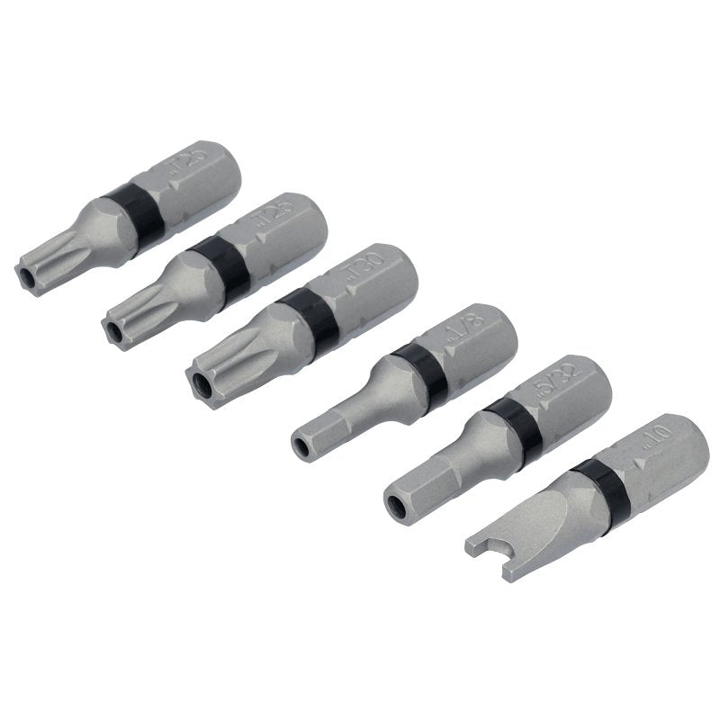 DEWALT TOUGHGRIP DWAF1SECTG6 Security Bit Set, 6-Piece, Steel