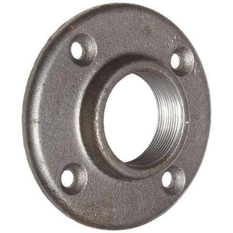 Anvil 1 in. FPT Black Malleable Iron Floor Flange