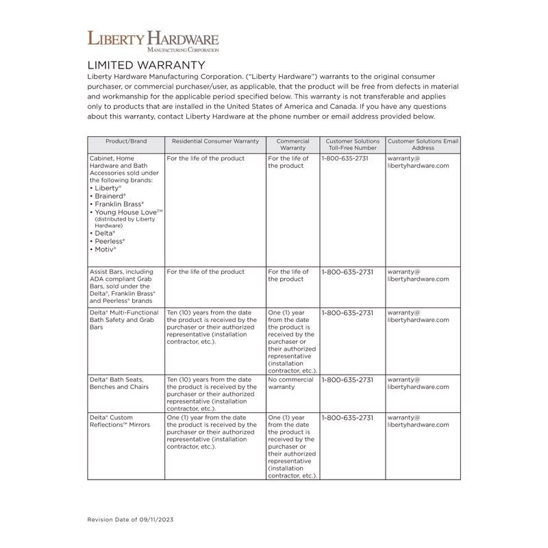 Delta 10.63 in. L Stainless Steel Grab Bar