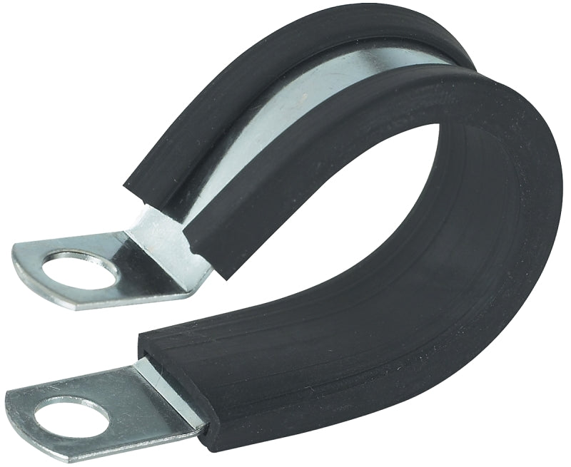 Gardner Bender PPR-1575 Insulated Cable Clamp, 3/4 in Max Bundle Dia, Rubber/Steel, Black, Pack of 10