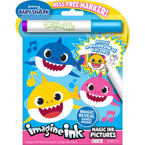 Bendon Imagine Ink Activity and Coloring Book Assorted, Pack of 12