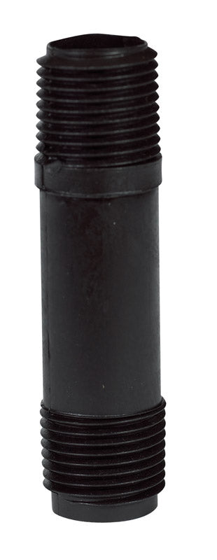 B&K Schedule 40 1/2 in. MIP X 1/2 in. D MIP Polyethylene 3 in. Nipple 1 pk