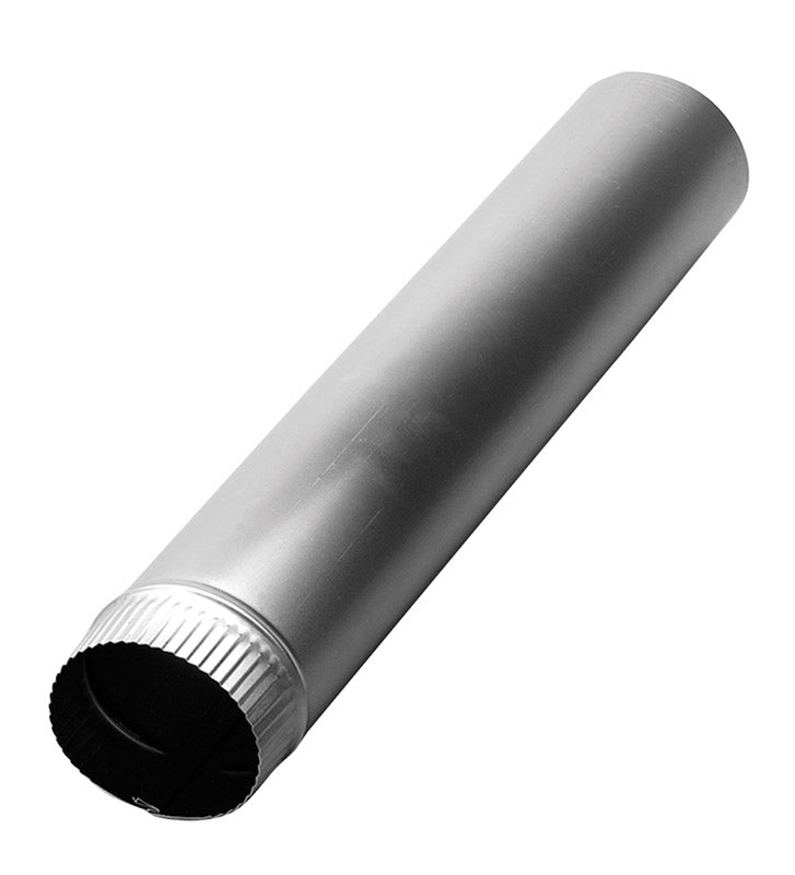 Deflect-O 24 in. L X 3 in. D Silver Aluminum Vent Pipe, Pack of 24