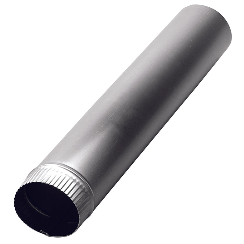 Deflect-O Jordan 24 in. L X 4 in. D Silver/White Aluminum Vent Pipe, Pack of 24