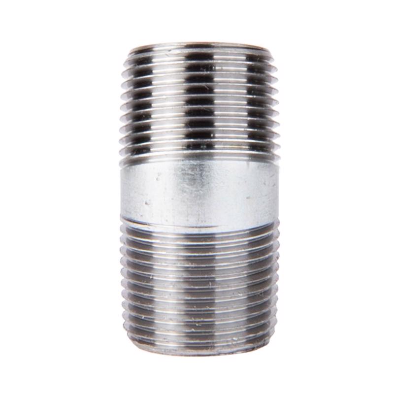 STZ Industries 1/4 in. MIP each X 1/4 in. D MIP Galvanized Steel 2 in. L Nipple, Pack of 5