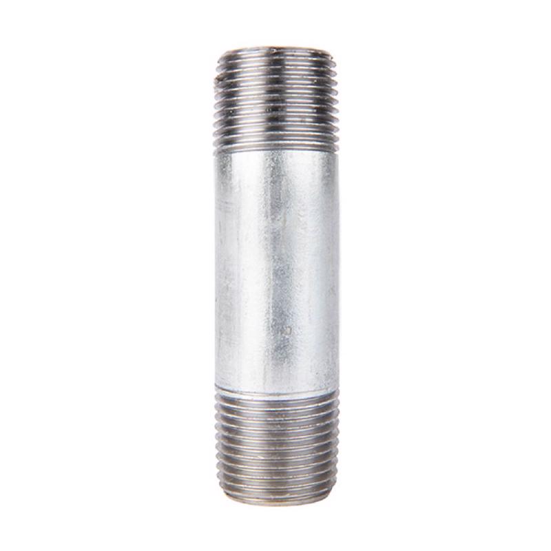 STZ Industries 1/2 in. MIP each X 1/2 in. D MIP Galvanized Steel 3 in. L Nipple, Pack of 5