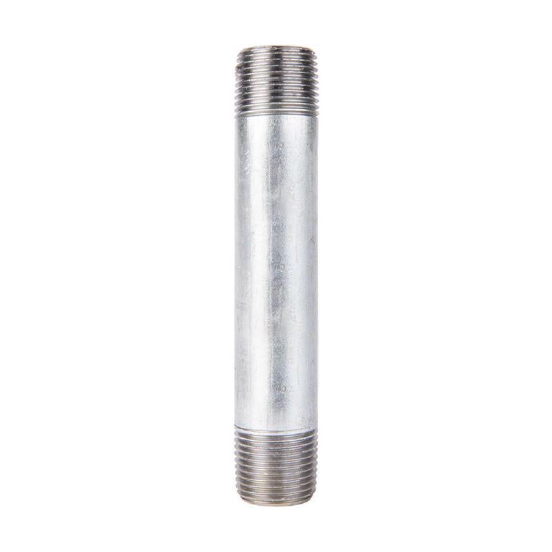 STZ Industries 1/2 in. MIP each X 1/2 in. D MIP Galvanized Steel 4-1/2 in. L Nipple, Pack of 5