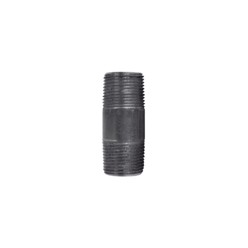 STZ Industries 3/4 in. MIP each X 3/4 in. D MIP Black Steel 2-1/2 in. L Nipple, Pack of 5