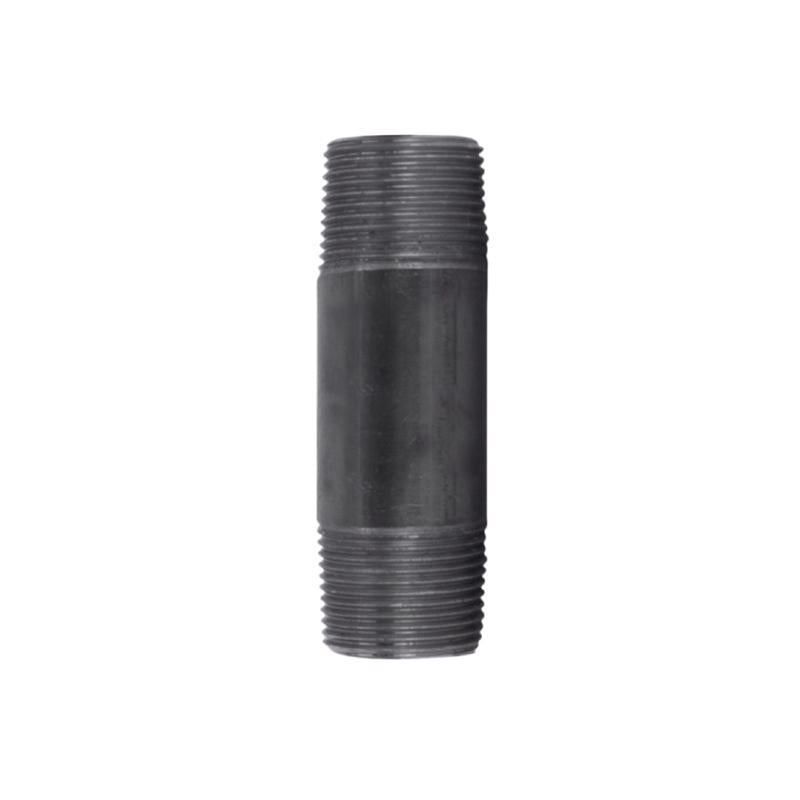 STZ Industries 1 in. MIP each X 1 in. D MIP Black Steel 4 in. L Nipple, Pack of 5