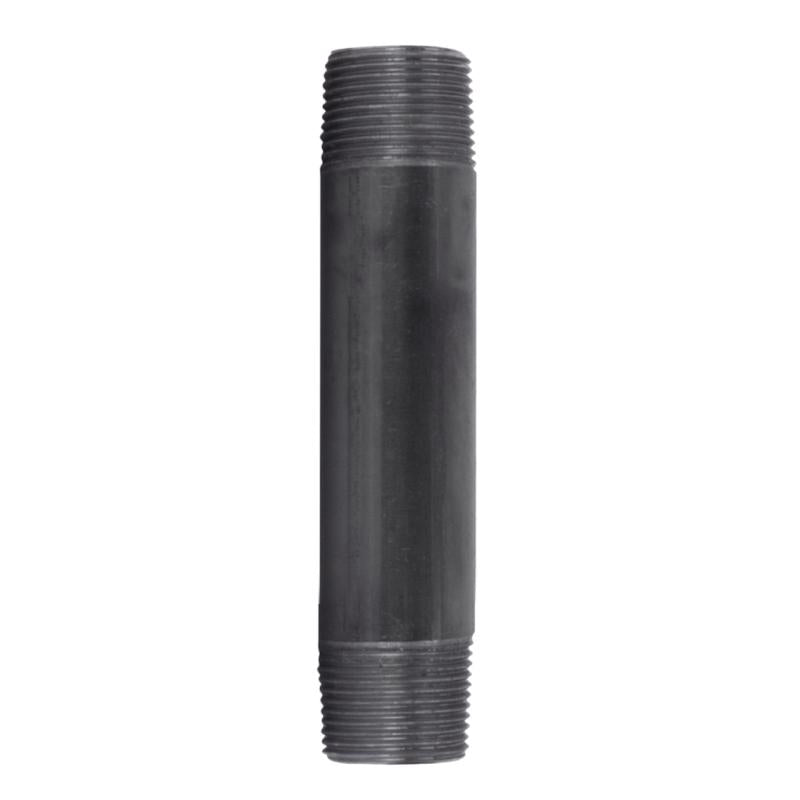 STZ Industries 1 in. MIP each X 1 in. D MIP Black Steel 6 in. L Nipple, Pack of 5
