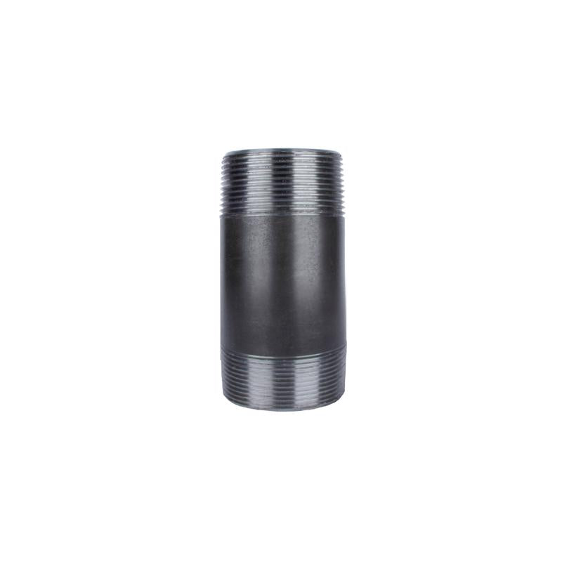 STZ Industries 1-1/2 in. MIP each X 1-1/2 in. D MIP Black Steel 5 in. L Nipple