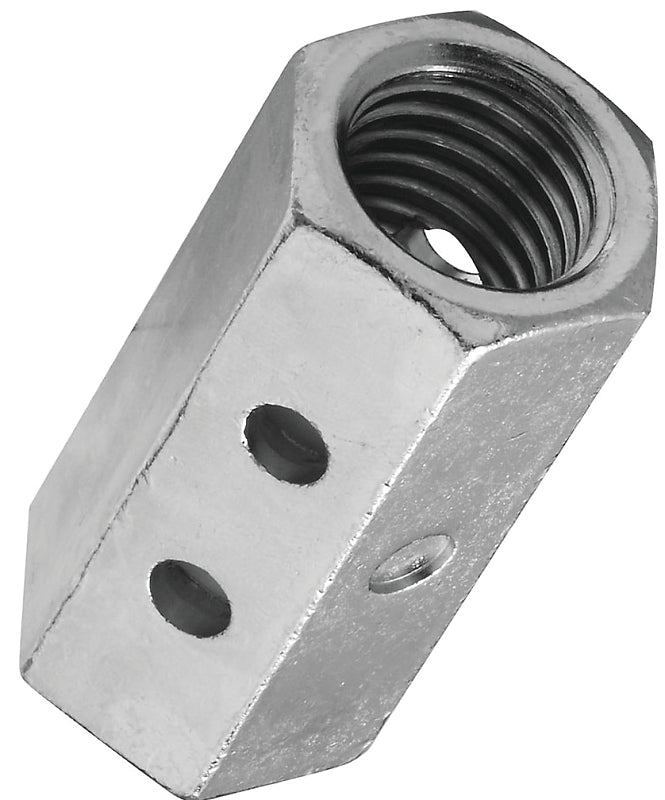 National Hardware 4003BC Series N182-725 Coupler, UNC Coarse Thread, 3/4-10 Thread, Steel, Zinc-Plated