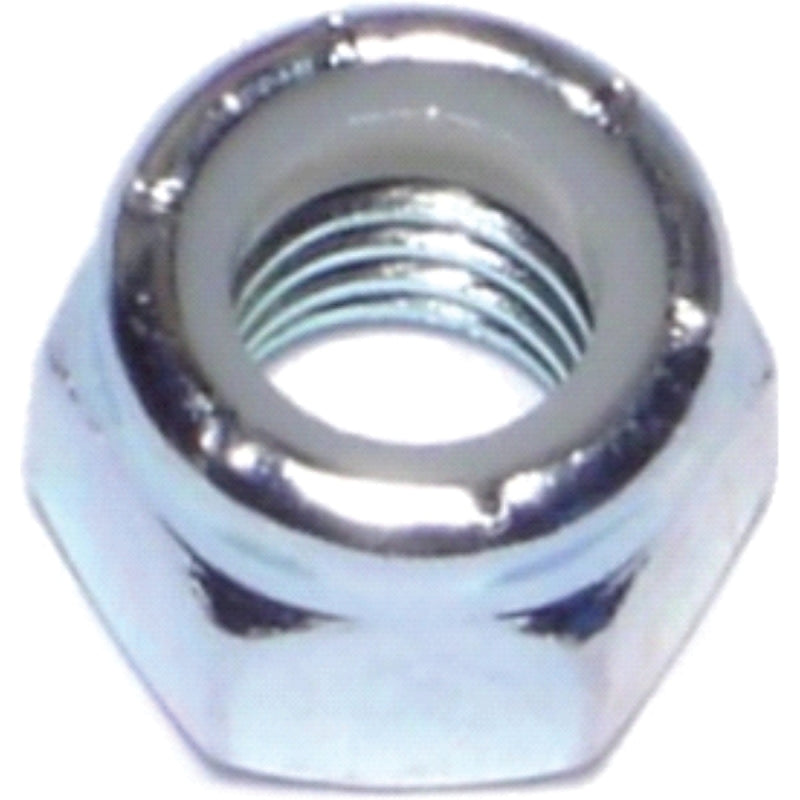 Midwest Fastener 03651 Lock Nut, Coarse Thread, 3/8-16 Thread, Nylon, Zinc