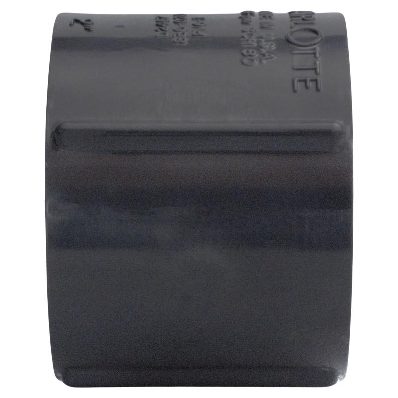 Charlotte Pipe Schedule 80 2 in. FPT X 2 in. D FPT PVC Coupling 1 pk
