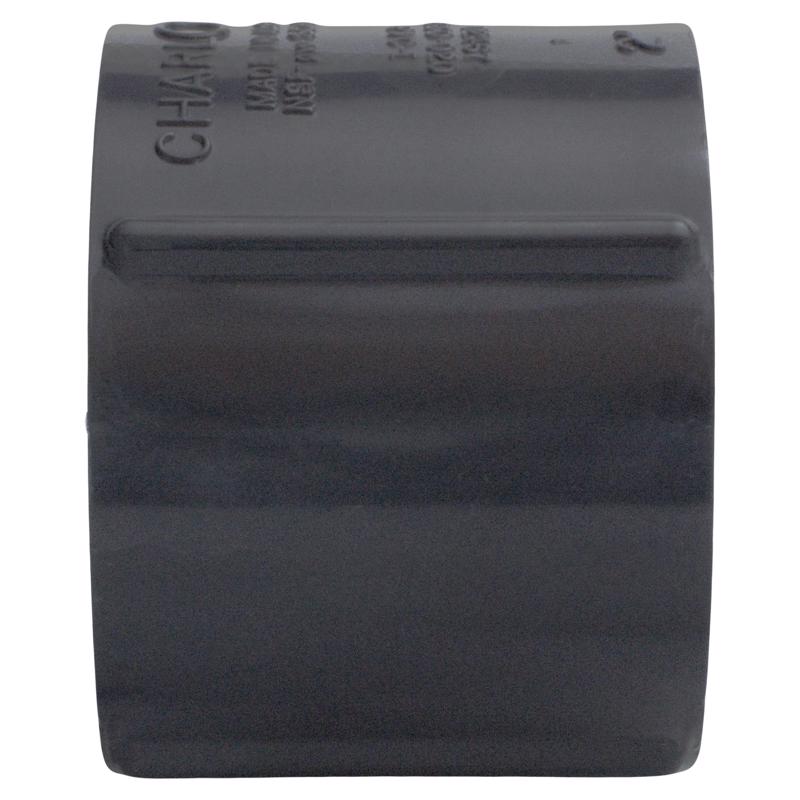 Charlotte Pipe Schedule 80 2 in. FPT X 2 in. D FPT PVC Coupling 1 pk