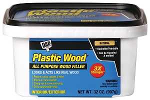 DAP 00525 Wood Filler, Paste, Musty, Natural, 32 oz