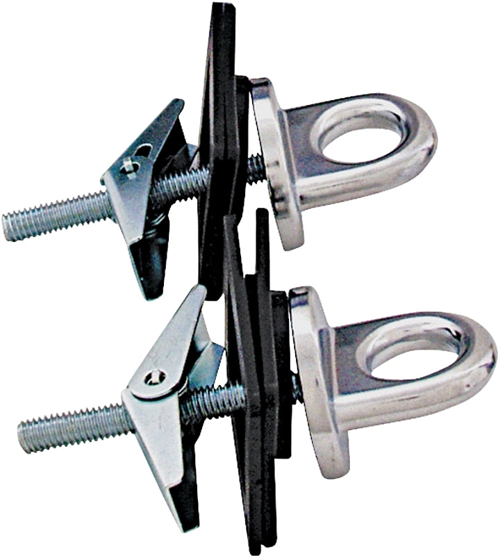 ProSource RT70557 Anchor Bolt, Heavy-Duty, Steel/Zinc/Rubber, Chrome, For: Truck Bed