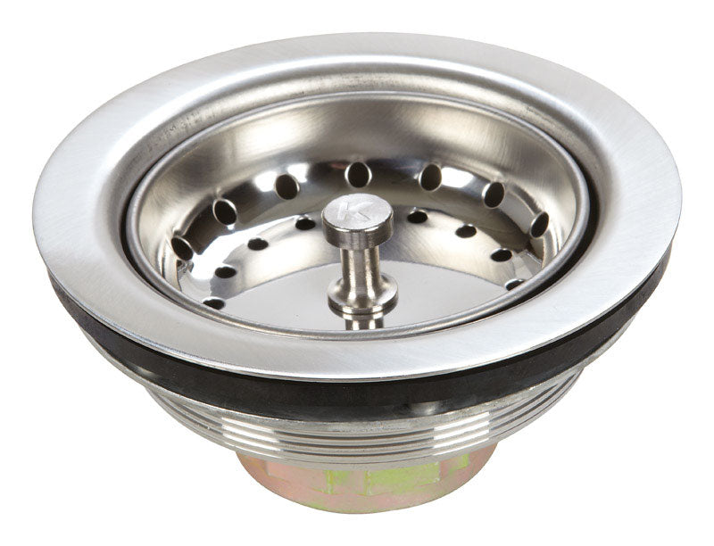 Ace 3-1/2 in. D Stainless Steel Basket Strainer Assembly