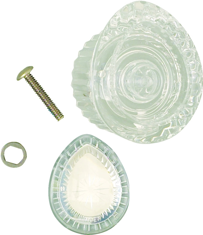Moen 100710 Handle Kit with Cap, Plastic, Chrome Plated