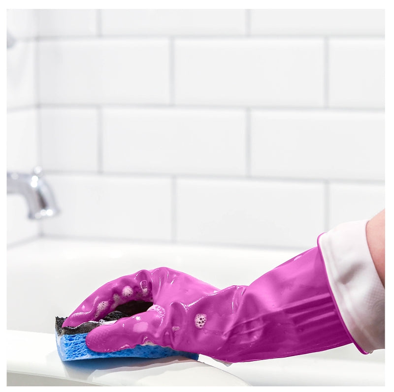 Playtex Living Series 166118 Reusable Gloves, S, Latex/Neoprene/Nitrile, Gray, Pack of 6