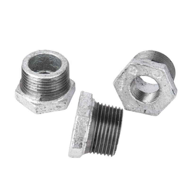 STZ Industries 3/8 in. MIP each X 1/4 in. D FIP Galvanized Malleable Iron Hex Bushing