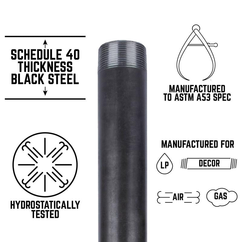 Charlotte Pipe Schedule 40 1 in. MPT X 1/2 in. D FPT PVC Reducing Bushing 1 pk