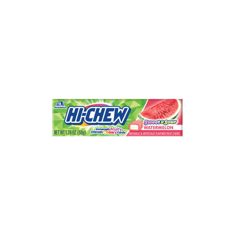 Hi-Chew Watermelon Stick Watermelon Candy 1.76 oz, Pack of 15