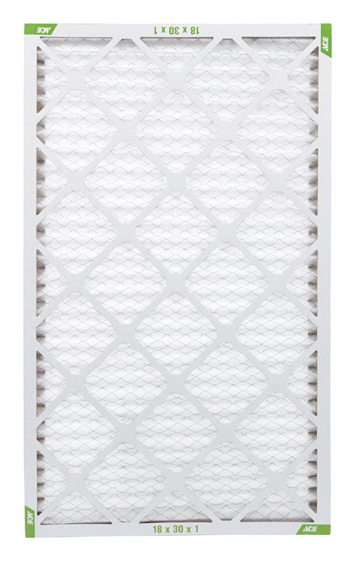 Ace 18 in. W X 30 in. H X 1 in. D Synthetic 8 MERV Pleated Air Filter 1 pk, Pack of 12