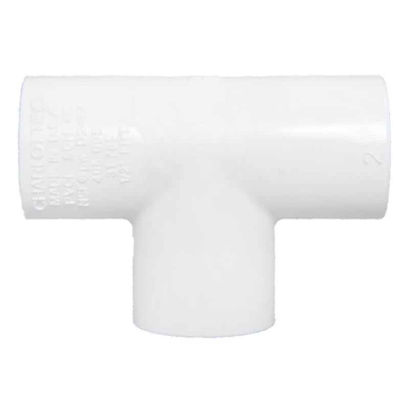 Charlotte Pipe Schedule 40 2-1/2 in. Slip X 2-1/2 in. D Slip PVC Elbow 1 pk