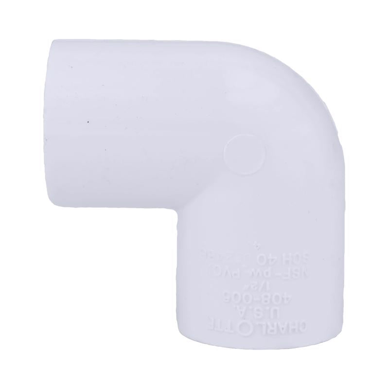 Charlotte Pipe Schedule 40 3 in. Slip X 3 in. D Slip PVC 45 Degree Elbow 1 pk