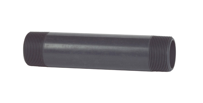 B&K ProLine Schedule 80 1-1/2 in. MIP X 1-1/2 in. D MIP PVC 8 in. Nipple 1 pk