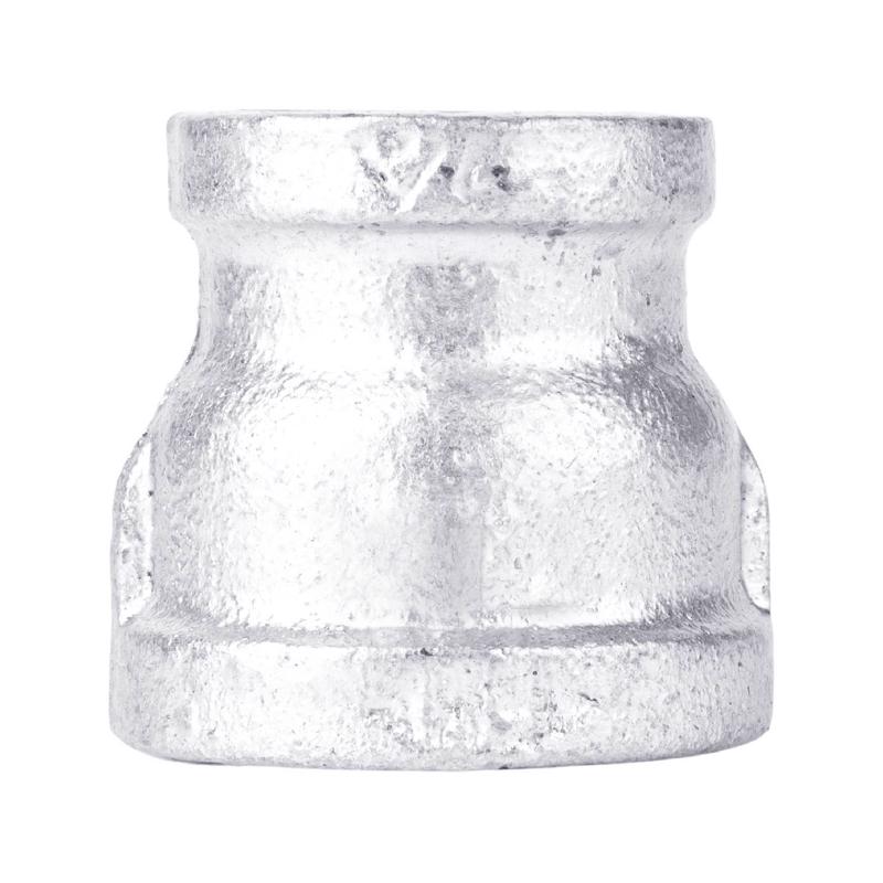 STZ Industries 1-1/2 in. FIP each X 1/2 in. D FIP Galvanized Malleable Iron Reducing Coupling