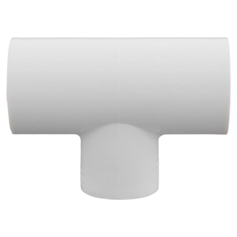 Charlotte Pipe Schedule 40 1 in. Slip X 1 in. D Slip PVC Reducing Tee 1 pk, Pack of 25