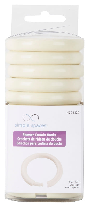 Simple Spaces SD-ORING-B3L Ring, Plastic, Beige, 1 cm W, 2-3/8 in H