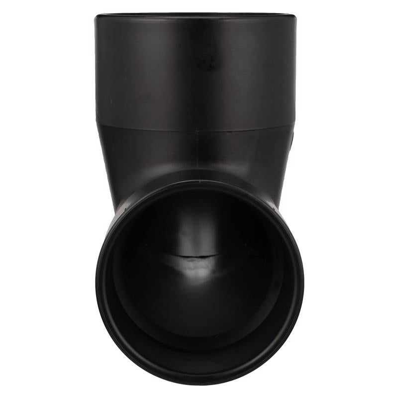 Charlotte Pipe 3 in. Spigot X 4 in. D Hub ABS 90 Degree Elbow