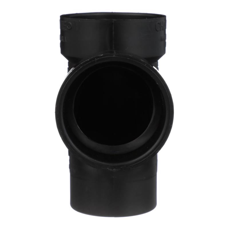 Charlotte Pipe 1-1/2 in. Spigot X 1-1/2 in. D Hub ABS Sanitary Street Tee