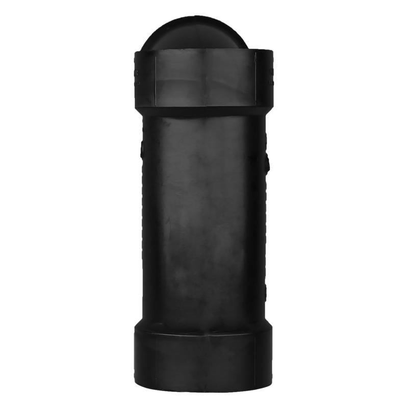 Charlotte Pipe 3 in. Hub X 3 in. D Hub ABS Long Turn Tee Wye