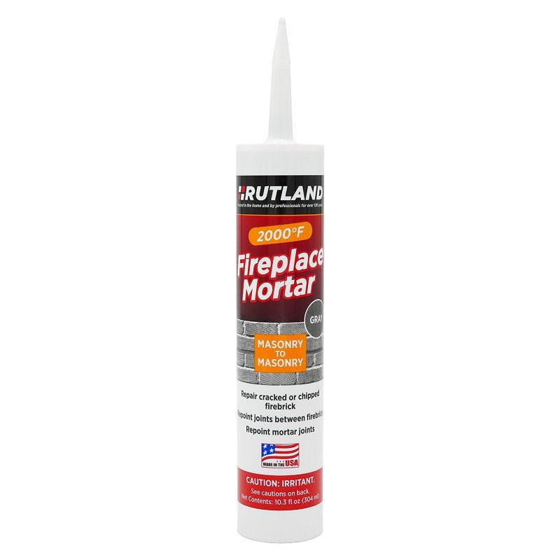 FIREPLACE MORTAR GRAY 10.3OZ