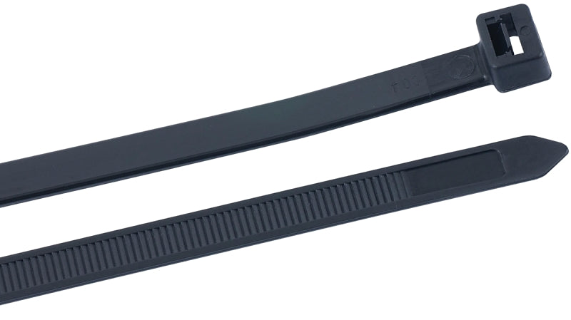 Gardner Bender 46-424UVB Cable Tie, 7 in Max Bundle Dia, Double-Lock Locking, 6/6 Nylon, UV Black