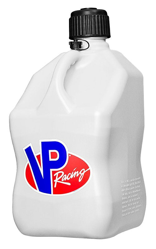 VP Racing Fuels 3522-CA Utility Jug, 5.5 gal Capacity, Plastic, White