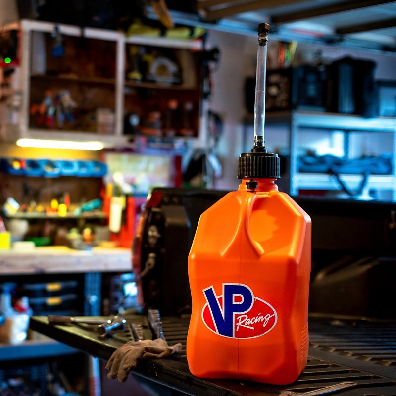 VP Racing Motorsport Container 3842-CA Utility Jug, 5.5 gal Capacity, HDPE, Camo