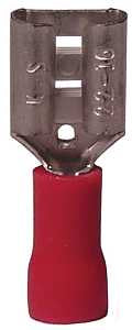 Gardner Bender 20-141F Disconnect Terminal, 600 V, 22 to 16 AWG Wire, Vinyl Insulation, 1/4 in Stud, 1/4 in L Dimensions