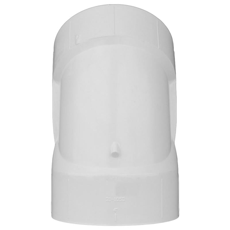 Charlotte Pipe Schedule 30 3 in. 3 in. D PVC 45 Degree Elbow 1 pk