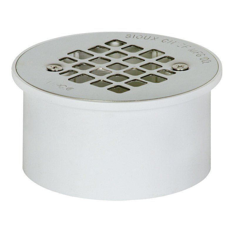 Sioux Chief 3 or 4 in. D PVC General Purpose Floor Drain