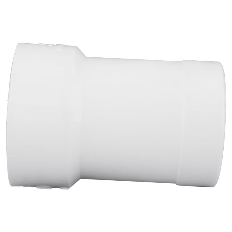 Charlotte Pipe 3 in. Hub X 3 in. D Spigot PVC Pipe Adapter 1 pk