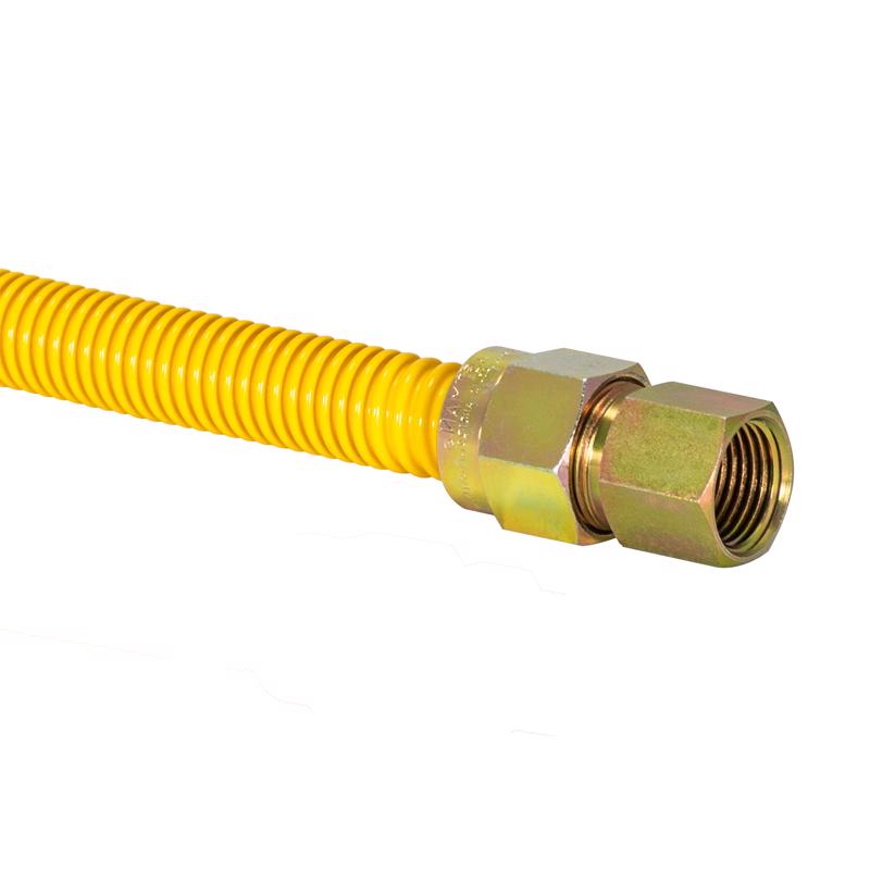 Eastman 1/2 in. MIP X 5/8 in. D FIP 60 in. Stainless Steel Gas Connector