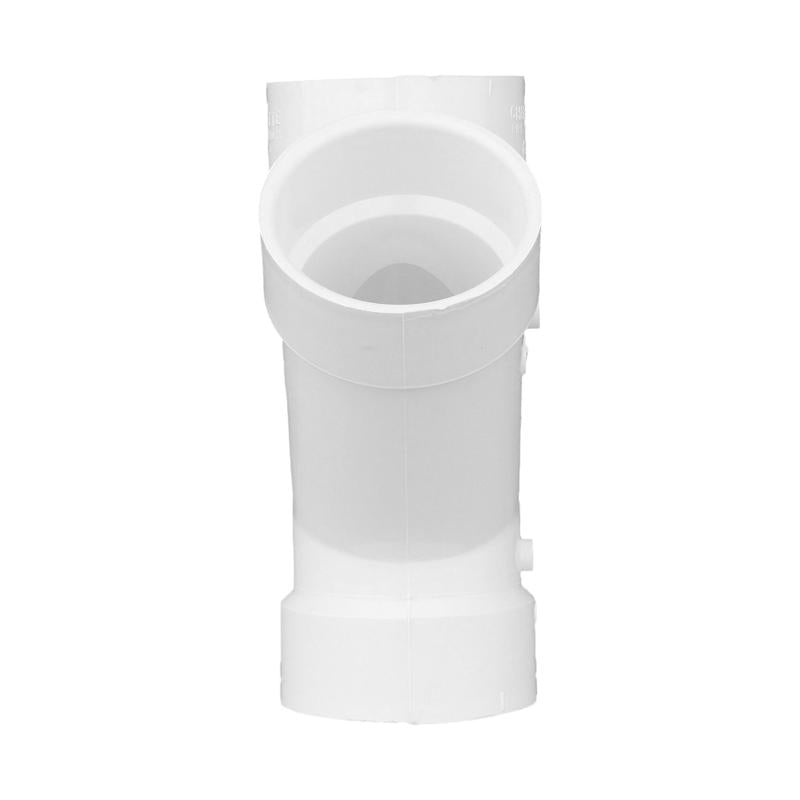 Charlotte Pipe Schedule 40 3 in. Hub X 3 in. D Hub PVC Wye 1 pk