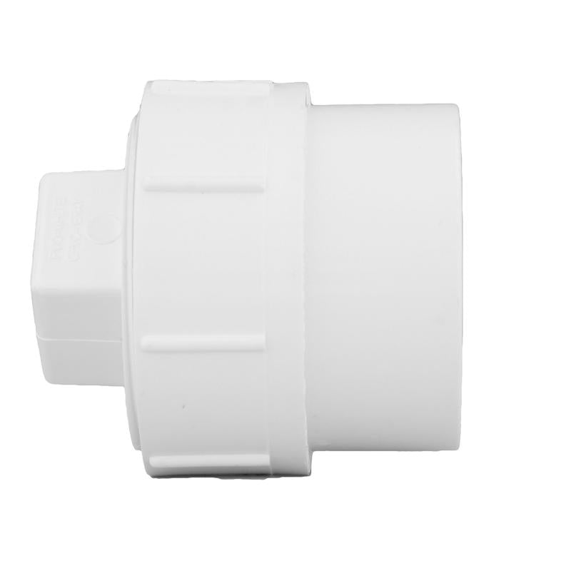 Charlotte Pipe Schedule 40 2 in. Spigot X 2 in. D FPT PVC Pipe Adapter 1 pk